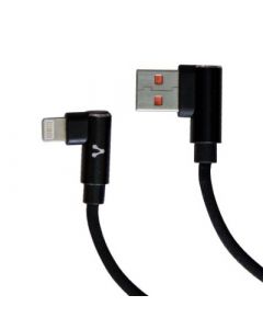Vorago cab-306 Cable Usb A Lightning - Usb, Lightning, 1 M, Negro