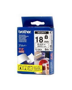 Brother tzse4 Carbrt1420 Tz-se4 Cinta Para Impresora De Etiquetas Negro Sobre Blanco