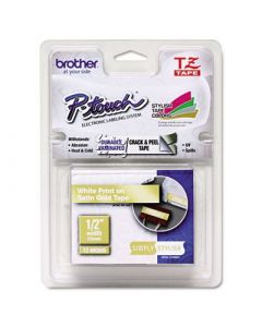 Brother tzemq835 Cinta - Tz, Oro, Transferencia Térmica