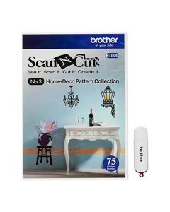Brother CAUSB3 usb no 3: colección de patrones para decoración hogar