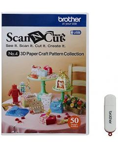Brother CAUSB4 usb no 4: colección de patrones artesanía papel 3d