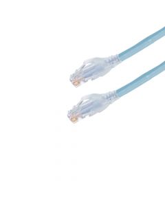 Belden C601116007 patchcord utp cat6 forro pvc azul claro cmr-riser 4 pares calibre conductor 24 awg 100% cobre uso interior partes relacionadas:conectores modulares patch panel longitud 7 pies 2.1 metros