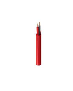Belden 5320UL 002U1000 cable de alarma contra incendios forro pvc rojo cmr riser-fplr 2c/18awg 2 conductores calibre 18 awg solido 100% cobre