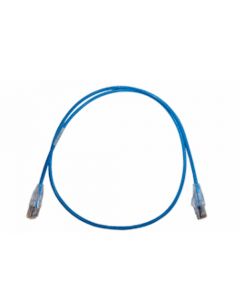 Belden C6D1106002 patchcord utp categoria 6+ diámetro reducido 28 awg C6D1106002, 2 ft, 0.6 mts azul