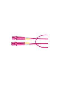 Belden FP4LDLD003M jumper fibra duplex lc-lc om4 multimodo 3 metros color erika violet