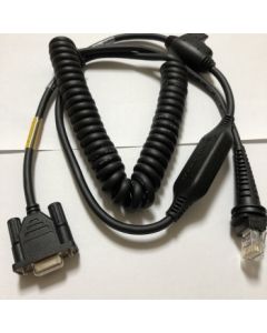 Honeywell cbl-120-300-c00 Cable: Rs232c (+-12v Signals) Black Db9 Female 3m (98´) Coiled 5v External Power With Option For Host On Pin 9