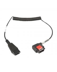 Zebra cbl-ngwt-auqdst-01 Wt6000 Headset Adapter Cable (short Version) Supports Headsets With Quick-disconnect Connector Recommended For Voice Directed Picking (vdp) Applications While The Wearable Terminal Is Worn On Wrist
