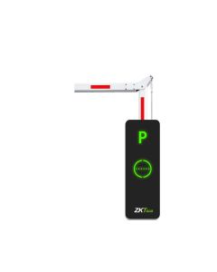 Zkteco BGM1145R-90 barrera articulada 90 grados derecha integra apertura por medio de app alimentacion a 110vca brazo dividido en 2 secciones tiempbarrera tiempo del ciclo completo 3s iluminacion el cuerpo compatible con zk barrier appo
