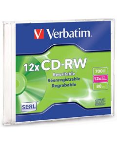 Verbatim 95161 1pza Disco Cd-r - Cd-rw  700 Mb 1 12x 80 Min