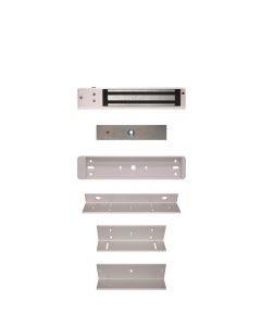 Axceze mzl620 kit Con 1x Chapa Magnetica Ax-m620lds + Bracket Tipo Zl Ax-m620zl Para Puerta De Madera O Metal
