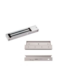 Axceze mz620 kit Con 1x Chapa Magnetica Ax-m620l + Bracket Tipo Gz Ax-m620-gz Para Puerta De Vidrio Marco