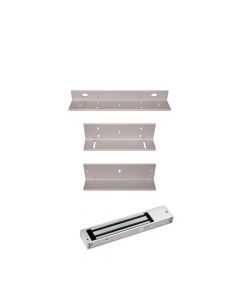 Axceze ml620 kit Con 1x Chapa Magnetica Ax-m620l + Bracket Tipo Zl Ax-m620zl Para Puerta De Madera O Metal Marco