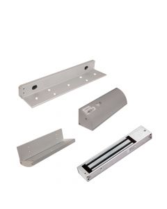 Axceze mlc620 kit Con 1x Chapa Magnetica Ax-m620l + Bracket Tipo Zlc Ax-m620-zlc Para Puerta De Madera O Metal