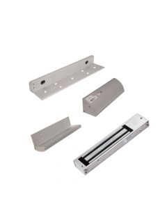 Axceze mzt620 kit Con 1x Chapa Magnetica Electroiman Ax-m620t + Bracket Tipo Zl Ax-m620zl