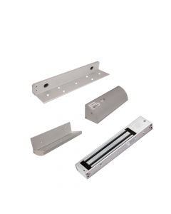 Axceze mzlt620 kit Con 1x Chapa Magnetica Electroiman Ax-m620t + Bracket Tipo Zlc Ax-m620-zlc