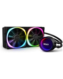 Nzxt rl-krx53-r1 Disipador De Enfriamiento Liquido Kraken X53 240mm Aio Ventiladores Rgb Intel Lga 1200, 1151, 1150, 1155, 1156, 1366, 2011, 2011-3, 2066, Core I9, I7, I5, I3, Pentium, Celeron. Amd  Am4, Strx4 *