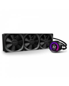 Nzxt rl-krz73-01 Disipador De Enfriamiento Liquido Kraken Z73 360mm Aio Pantalla Digital Intel Lga 1200, 1151, 1150, 1155, 1156, 1366, 2011, 2011-3, 2066, Core I9, I7, I5, I3, Pentium, Celeron. Amd  Am4, Strx4 *