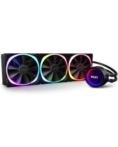 Nzxt rl-krx73-r1 Disipador De Enfriamiento Liquido Kraken X73 360mm Aio Ventiladores Rgb Intel Lga 1200, 1151, 1150, 1155, 1156, 1366, 2011, 2011-3, 2066, Core I9, I7, I5, I3, Pentium, Celeron. Amd  Am4, Strx4 *