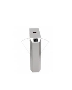 Zkteco FBL220 torniquete tipo aleta acrílico de medio cuerpo bidireccional bajo consumo acero inoxidable