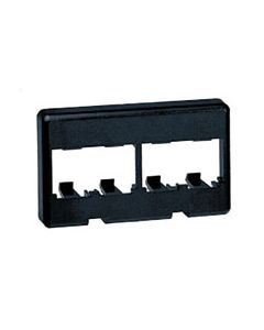 Panduit cffp4bl Furniture Faceplate 4 Port Black