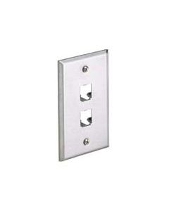 Panduit cfp2sy Faceplate 2 Port Stainless Steel