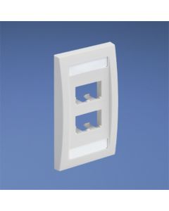 Panduit cfpe4why Faceplate 4 Port Single Gang Executiv