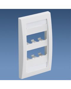 Panduit cfpe6iwy Faceplate 6 Port Single Gang Executiv