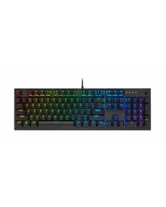 Corsair CH-910D018-NA teclado k60 rgb low profile cherry speed eng