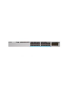 Cisco C9300-24P-E catalyst switch gestionado l2/l3 gigabit ethernet (10/100/1000) energía sobre (poe) 1u gris