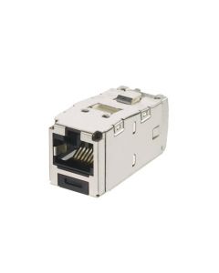 Panduit CJSK688TGBL mini-com módulo blindado universal escudo integrado codificado categoría 6 rj45 8 posiciones cables negro -