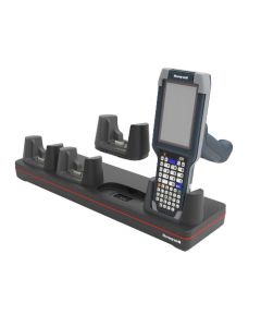 Honeywell CK65-CB-UVN-0 ck65 chargebase kit includes a 4 device dock and power supply must order cord part number 130063 separately (not compatible with rubber boot)