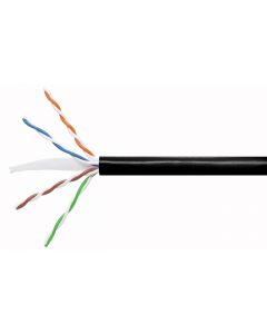 Commscope 760008888 | 1571A BK 4/24 R1000 Gigaspeed Xl 1571 Category 6 U/Utp Cable, Outdoor, Black Jacket, 4 Pair Count, 1000 Ft (305 M) Length, Reel