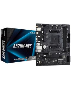 Asrock a520m-hvs Tarjeta Madre Am4 Ryzen Gen 3 Ddr4