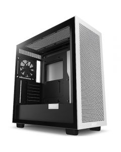 Nzxt CM-H71FG-01 h7 flow midi tower negro, blanco