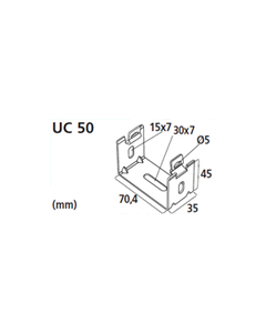 Cablofil cm586040 Uc50 Gs  Soporte Pieza