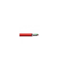 Belden 10GXS33 0021000 copper cable 10gxs category 6a small diameter unshielded bonded-pair 4-pair 23 awg plenum rated red 1000 ft reel
