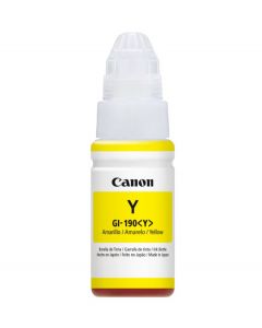 Canon 0670c001ab,0670c001aa,0670c001ac Botella De Tinta Gi-190y Amarilla 70ml Compatible Pixma G3100 G2100 G1100. Rendimiento 6000p.n.