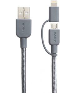 Sony CP-ABLP150HC WW cable micro usb con nector lighthing 100cm gris