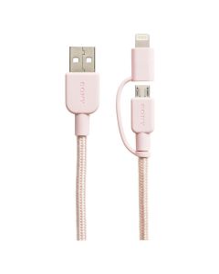 Sony CP-ABLP150PC WW cable micro usb con nector lighthing 100cm rosa