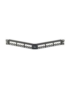 Panduit cpa24bly Patch Panel 24 Port Angled All Metal