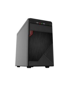 Quaroni 92002cb Cs-543 Gabinete Micro-atx  Mini-itx Negro Fuente 400w 204 Pines Usb 2.0 Audio Pc