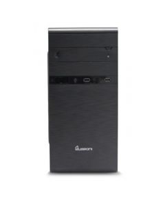 Quaroni qcmt01 Gabinete Media Torre  Negro Fuente 400w 204 Pines Usb 2.0 Audio Pc