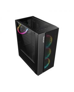 Otros ogec02 Ocelot Gaming By Quaroni Gabinete Gamer Atx Micro  Mini Itx Negro Panel Frontal Malla Cristal Templado Lateral Sin Fuente