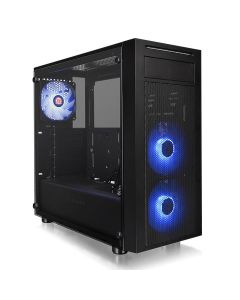 Thermaltake ca-1l5-00m1wn-01 Gabinete Versa J22 Negro Media Torre Atx, Micro Mini Itx Cristal Templado Rgb Gamer
