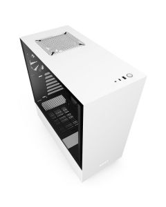 Nzxt ca-h510b-w1 Gabinete H510 Compact Blanco-mate Media Torre Mini Itx, Micro Atx, Atx Cristal Templado Gamer