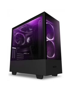 Nzxt ca-h510e-b1 Gabinete H510 Elite Compact Negro-mate Media Torre Mini Itx, Micro Atx, Atx Cristal Templado Rgb Gamer