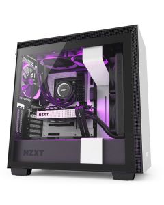 Nzxt ca-h710i-w1 Gabinete H710i Blanco-mate Media Torre Mini Itx, Micro Atx, Eatx Cristal Templado Rgb Gamer