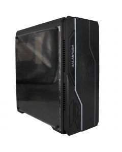 Balam Rush br-929592 Gabinete Gamer Rush-spectrum Acteck  Media Torre Atx Micro Mini Itx Rgb Usb 3.0 Leviathan Color Negro