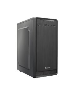 Quaroni qcmt07 Gabinete Mini Torre Frente De Abs, Negro Tipo Alumino Cepillado, Factor Forma Atx Y Micro Itx, Fuente Poder Incluida 400w