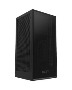 Nzxt ca-h16wr-b1-us Gabinete H1 Negro-mate Mini Torre, Itx,  Cristal Templado Gamer, Incluye Fuente De Poder Y Enfriamiento Liquido